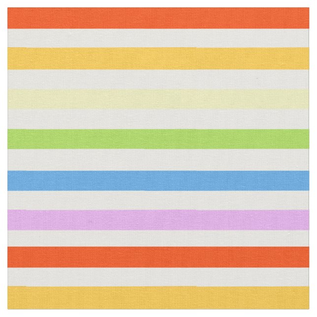 Pastel Rainbow Strip Stoffe und Gemälde (Nahaufnahme)