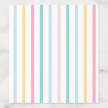 Pastel Rainbow Stripe Umschlag Liner