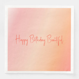 Pastel Rainbow Styled Serviette