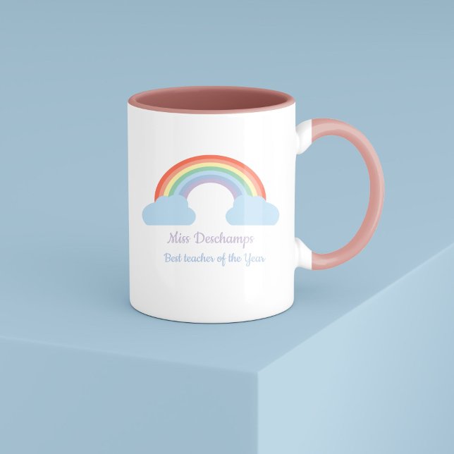 Pastel Rainbow Tasse (Pastel Rainbow Mug)