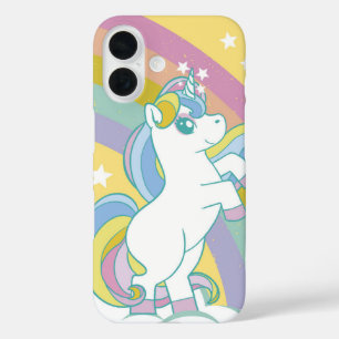Pastel Rainbow Unicorn iPhone 16 Hülle