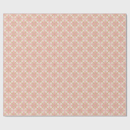 Pastel Red, Pink, and Green Holiday Wrapping Paper Geschenkpapier