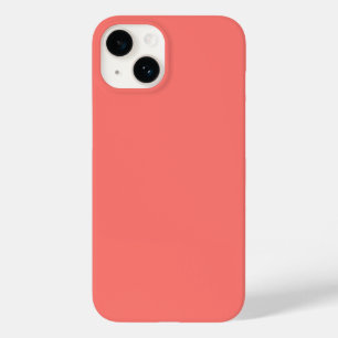 Pastel Red Solid Color Case-Mate iPhone 14 Hülle