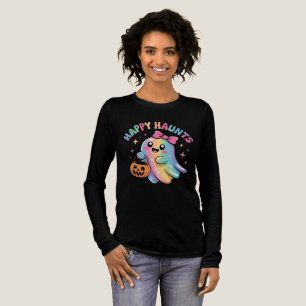 Pastel-Regenbogen-Geister-T-Shirt – Kawaii-Hallowe Tri-Blend Shirt