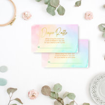 Pastel Regenbogen ombre Babydusche Windelpreisverl