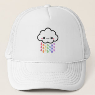Pastel Regenbogen Truckerkappe