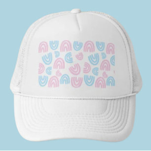 Pastel-Regenbogen-Vibes-Truckerhut Truckerkappe