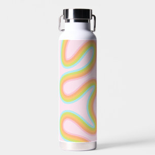 Pastel-Regenbogenkniggle Trinkflasche