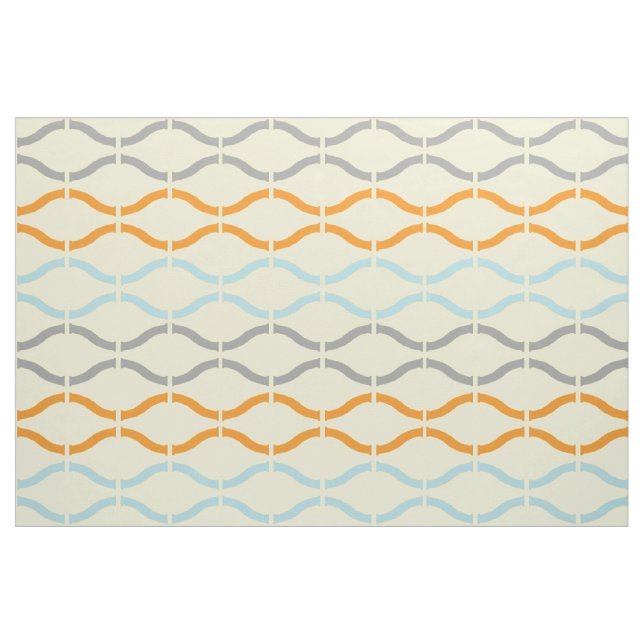 Pastel Retro Funky Geometric Muster Stoff (Yard (91,4 cm))