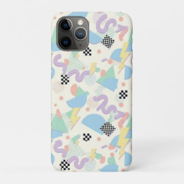 Pastel Retro Memphis Pattern Swirls Case-Mate iPhone Hülle