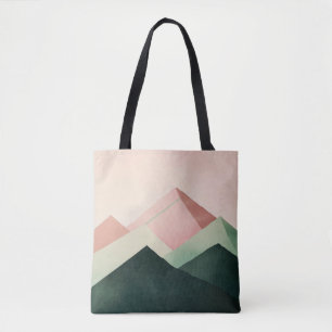 Pastel Ridge – Geometrische Berglandschaft #1