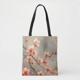 Pastel Sakura Liebe Tote Tasche