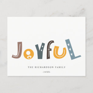 Pastel Scandi Yellow Grau Text Freude Weihnachten