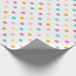 Pastel Scribble Dots-Muster Geschenkpapier