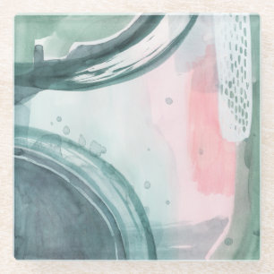 Pastel Scribe - Wasserfarbe Glasuntersetzer