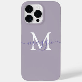 Pastel Script Monogram Case-Mate iPhone 14 Pro Max Hülle