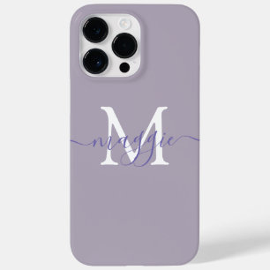 Pastel Script Monogram Case-Mate iPhone 14 Pro Max Hülle