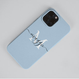 Pastel Script Monogram Case-Mate iPhone 14 Pro Max Hülle