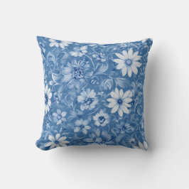 Pastel Scrolls Blüten Kissen