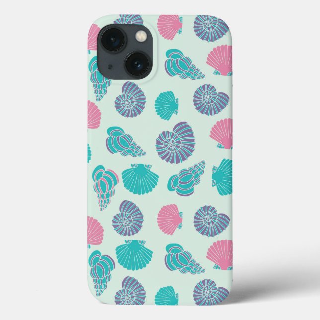 Pastel Seashell Muster 1 Case-Mate iPhone Hülle (Rückseite)