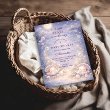 Pastel Seashell Pearl Baby Shower