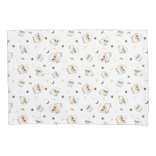 Pastel Sheep Pattern Kissenbezug