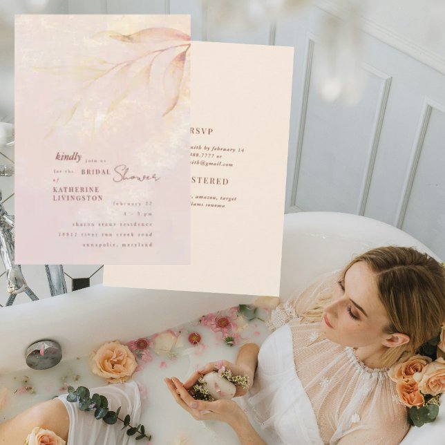 Pastel Sherbet Bridal Dusche Einladung (Von Creator hochgeladen)