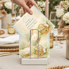 Pastel Silly Goose Farm Babyshower Serviette