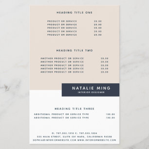 Pastel Simple Modern Geometric Flyer