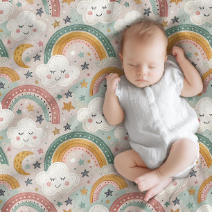 Pastel Sky Blanket Sweet Gift for Baby's World Fleecedecke