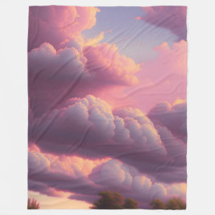 Pastel Sky Fleecedecke