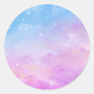 Pastel Sky Galaxy Sticker