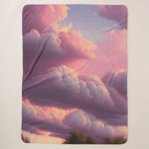 Pastel Sky Sherpadecke