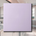 Pastel Soft Lilac Solid Color | Klassisches Elegan Fliese<br><div class="desc">Pastel Soft Lilac Solid Color | Classic | elegant | Trendy | Stilvoll | Geschenk</div>