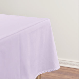 Pastel Soft Lilac Solid Color Klassisches Elegan Tischdecke