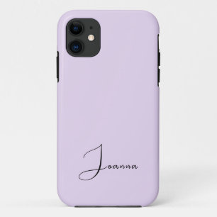 Pastel Soft Lilac Solid Color Minimalistischer N Case-Mate iPhone Hülle