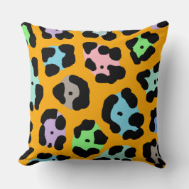 Pastel Spots Jaguar Kissen