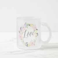 Pastel Spring Floral Wreath | Liebe Tasse