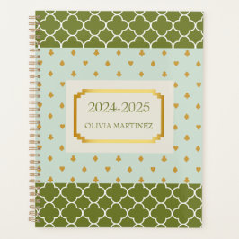 Pastel Spring Geometric Personalisiert Planner Planer