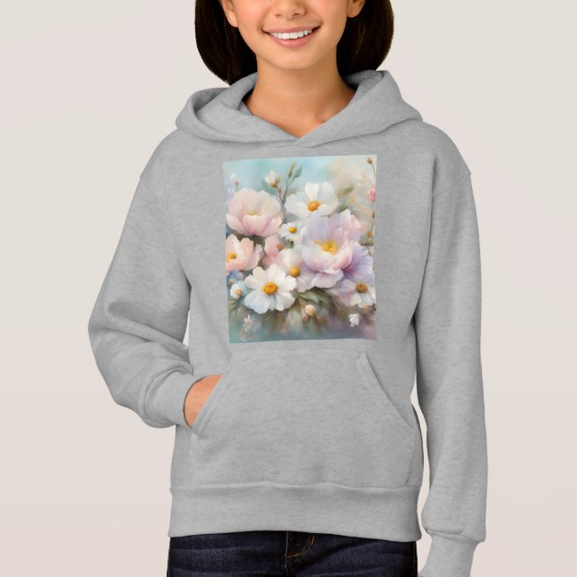 Pastel Spring Kid's Hoodie (Vorderseite)