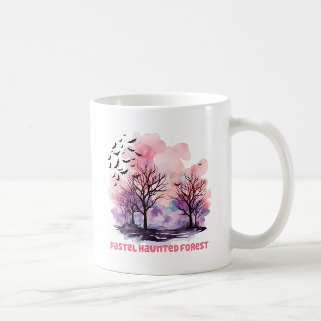 Pastel Spuk Forest Kaffeetasse (Rechts)
