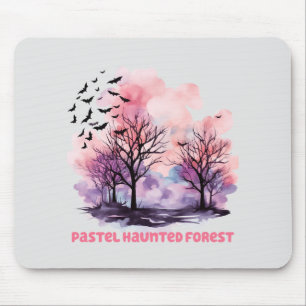 Pastel Spuk Forest Mousepad