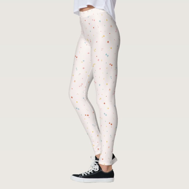 Pastel Star Pattern Leggings (Links)