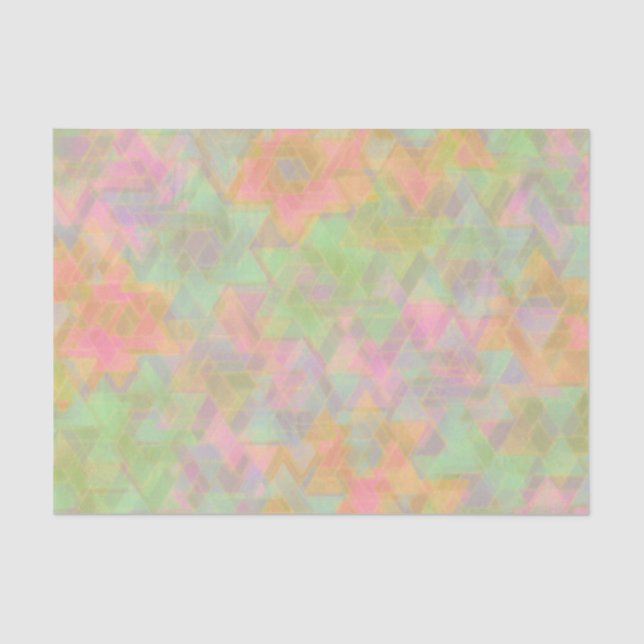 Pastel Star von David Pattern Seidenpapier (Vorderseite)