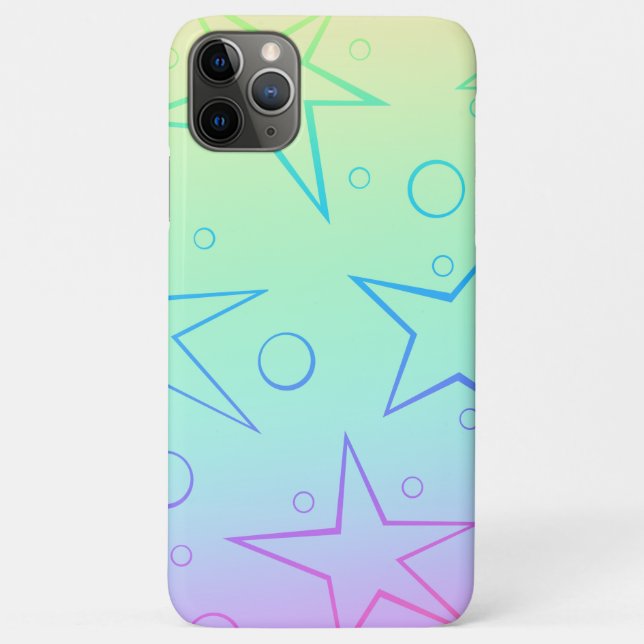 Pastel Stars Design Case-Mate iPhone Hülle (Rückseite)