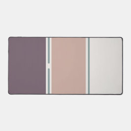 Pastel Streifen-2 – Saubere Neutrale Schreibtischg Schreibtischunterlage