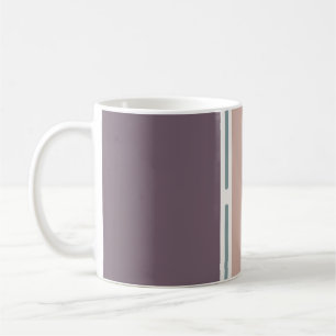 Pastel Streifen-2 – Weiches Neutrales Tassendesign Kaffeetasse