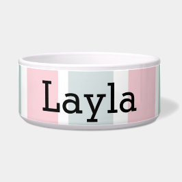 PASTEL STRIPED Heimtierschüssel Napf