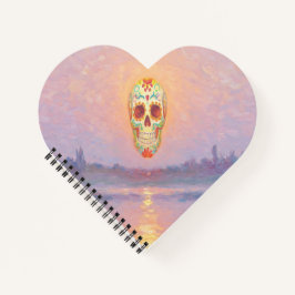 Pastel Sugar Skull-Notebook Notizbuch