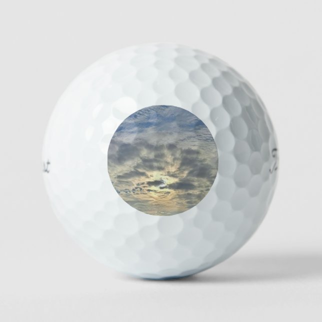 Pastel Sunrise Golfball (Vorderseite)